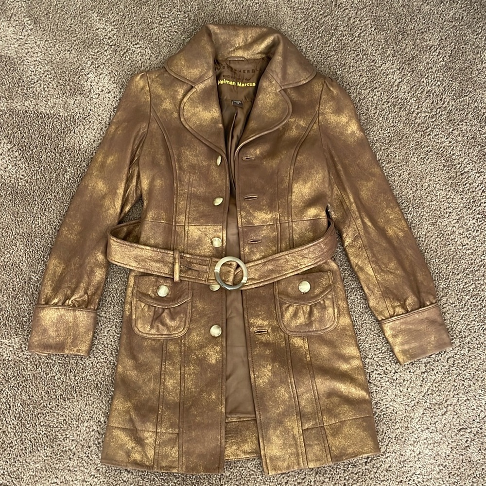 Christopher Blue down coat exclusively for Neiman Marcus